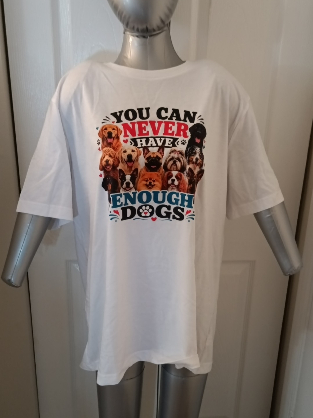 You Can Never Have Enough Dogs T-Shirt - White - Picture 2 of 2